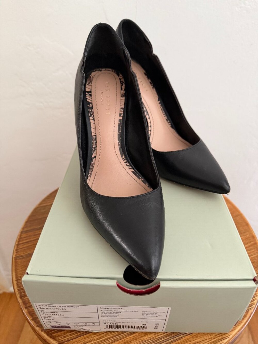 TED BAKER LONDON - Orliey slip on pointed toe high heel pumps
